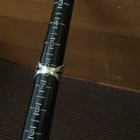 VINTAGE STERLING SILVER TURQUOISE RING! - Picture 2 of 8